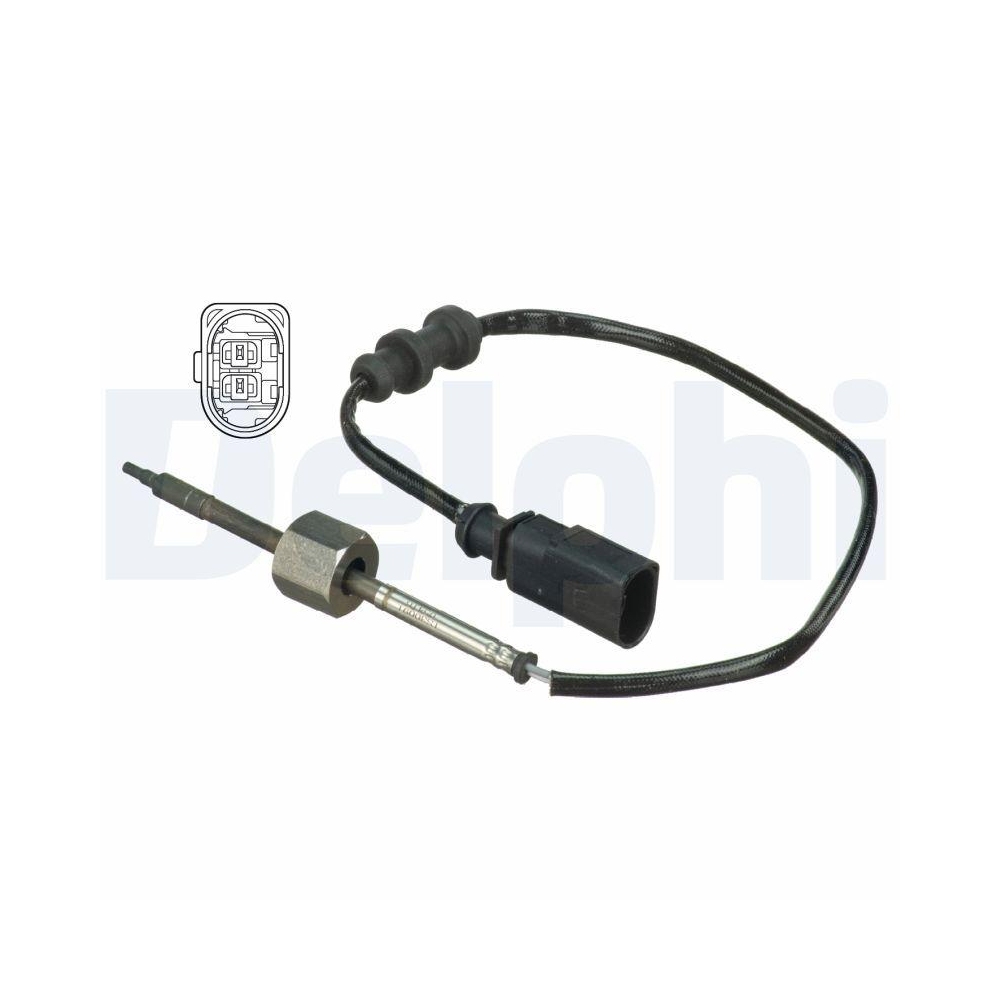 DELPHI TS30091 Sensor, Abgastemperatur f&uuml;r AUDI SEAT SKODA VW VAG HITACHI