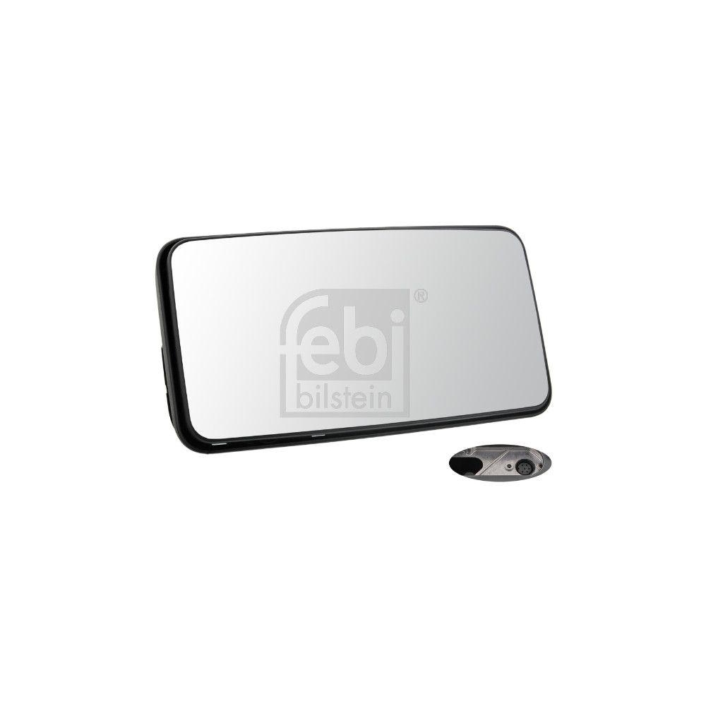 FEBI BILSTEIN Au&szlig;enspiegel, Fahrerhaus 49989 f&uuml;r DAF MAN, links