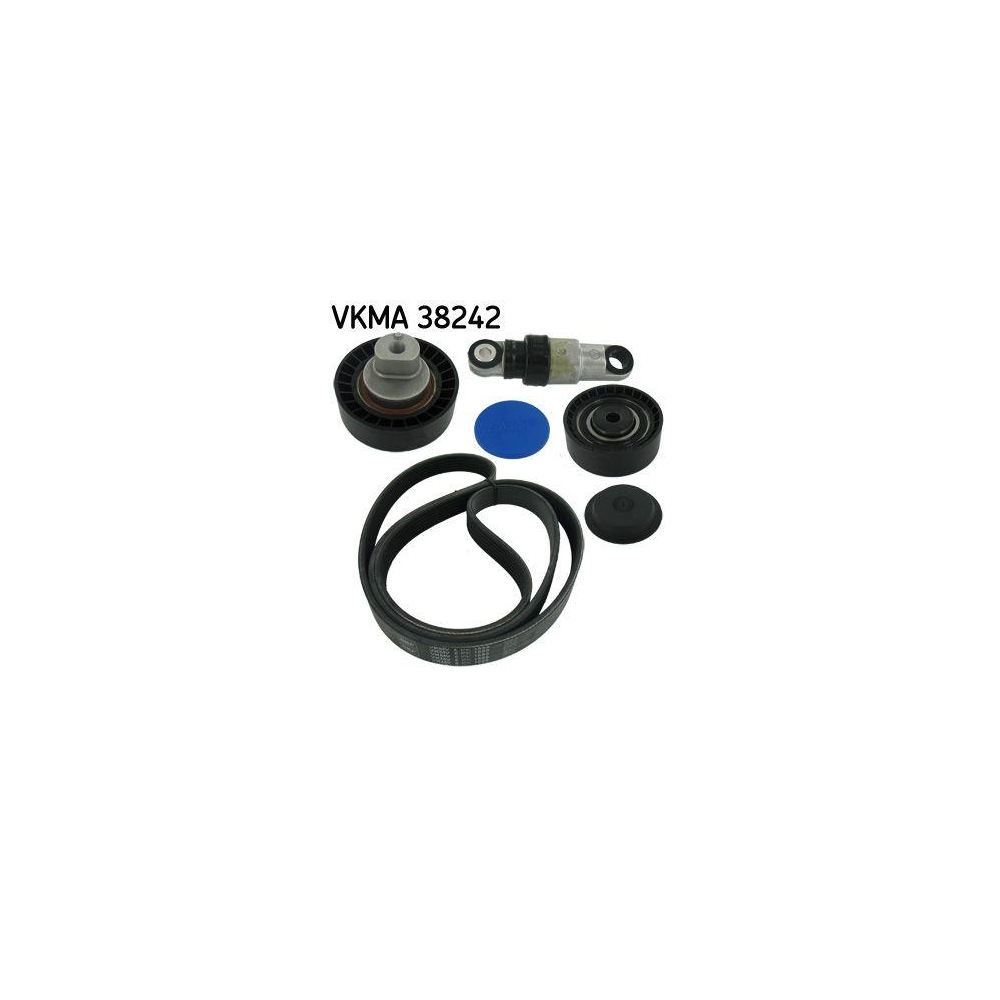 Keilrippenriemensatz SKF VKMA 38242 f&uuml;r AUDI BMW FORD OPEL SEAT SKODA VAUXHALL