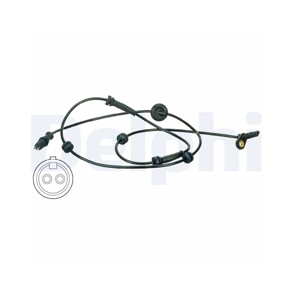 DELPHI SS20482 Sensor, Raddrehzahl f&uuml;r FIAT, Vorderachse links
