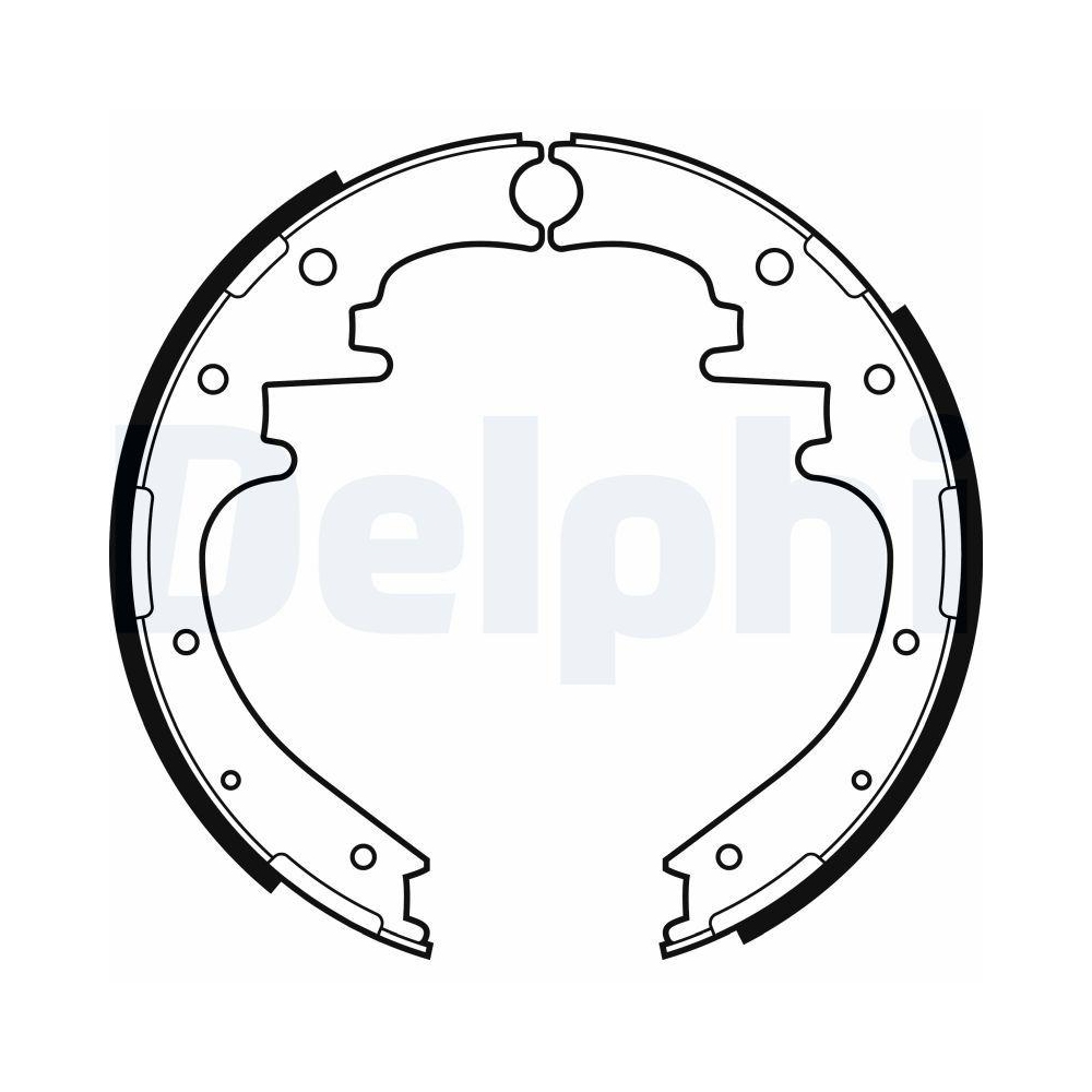 DELPHI LS2160 Bremsbackensatz f&uuml;r FORD USA, Hinterachse