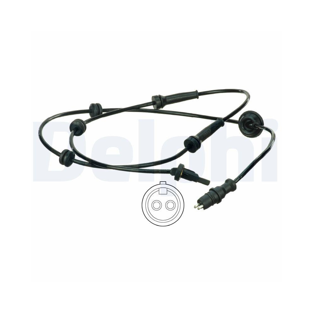 DELPHI SS20483 Sensor, Raddrehzahl f&uuml;r FIAT, Vorderachse rechts