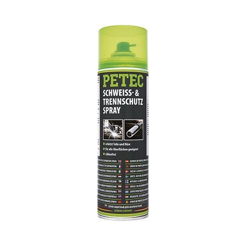PETEC 3x 72050 Schwei&szlig; Trennschutzspray 500 ml Schwei&szlig;spritzerschutz Silikonfrei