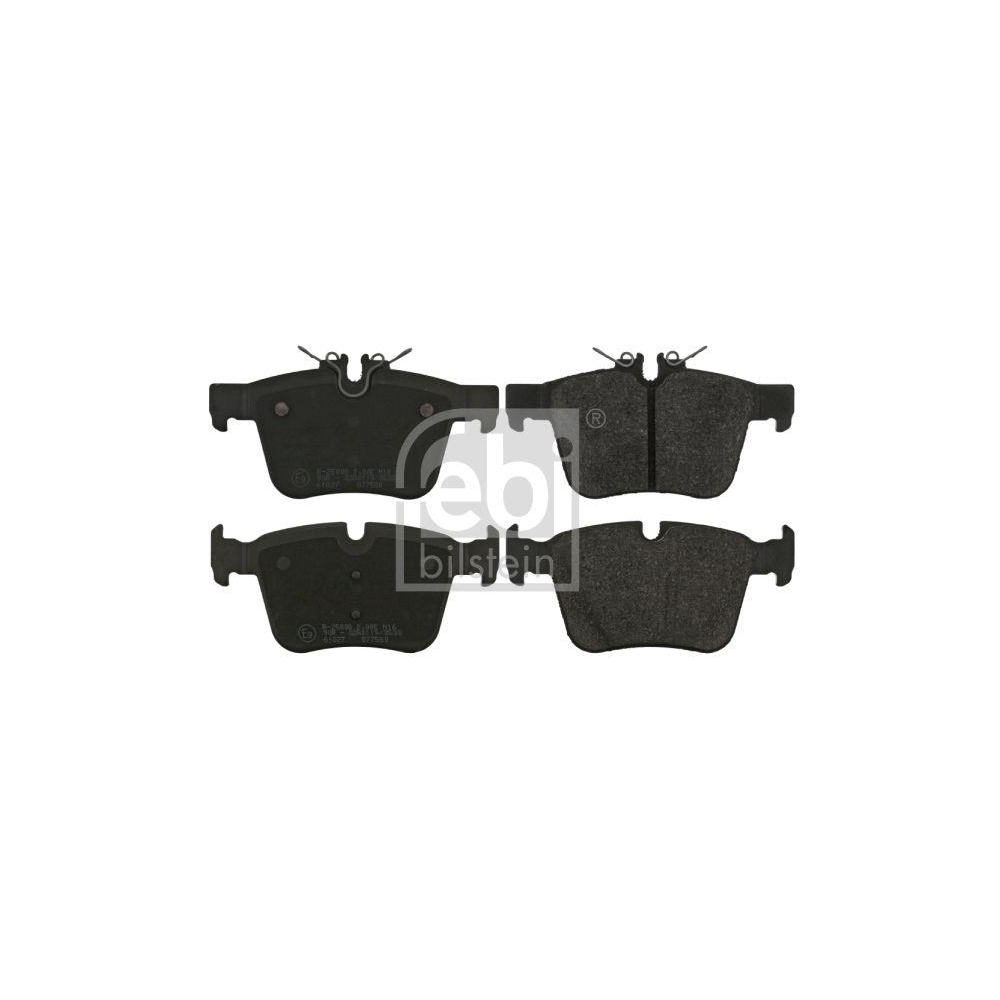 FEBI BILSTEIN Bremsbelagsatz, Scheibenbremse 16989 f&uuml;r MERCEDES-BENZ