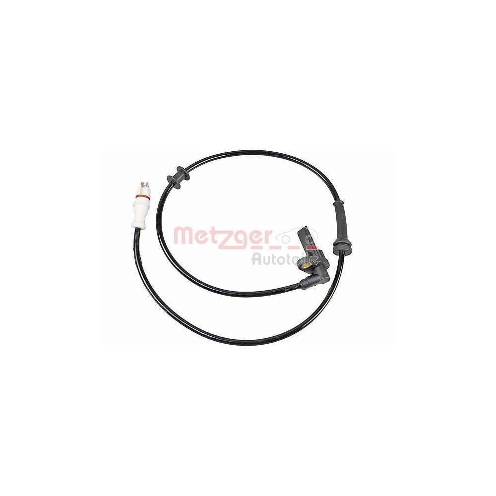 Sensor, Raddrehzahl METZGER 09001100 f&uuml;r RENAULT, Hinterachse rechts