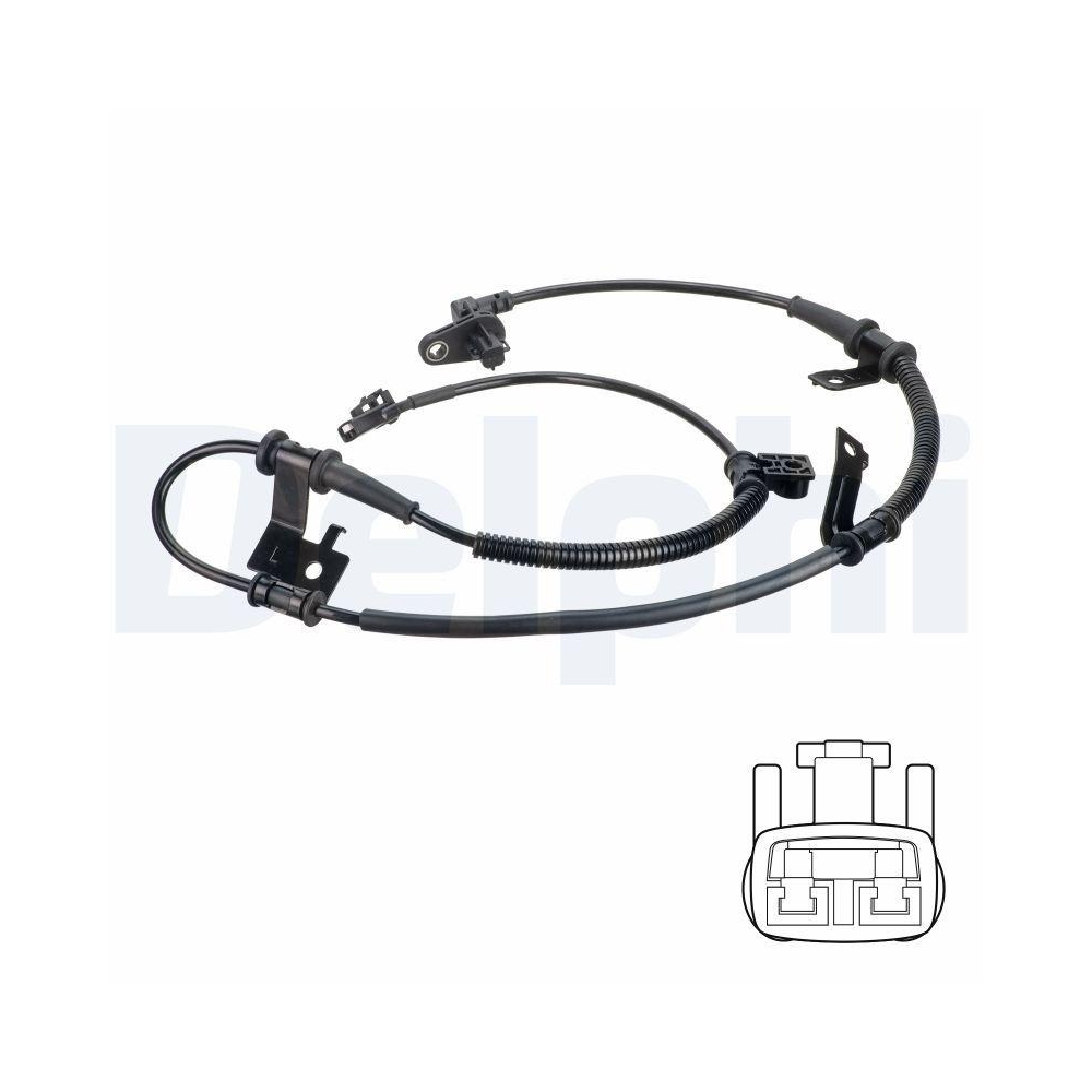 DELPHI SS20535 Sensor, Raddrehzahl f&uuml;r KIA, Vorderachse links