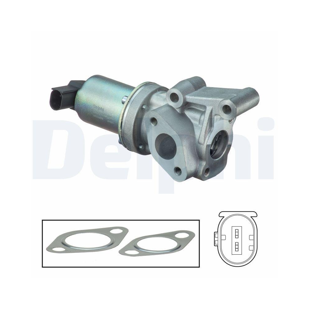 DELPHI EG10475-12B1 AGR-Ventil f&uuml;r HYUNDAI KIA