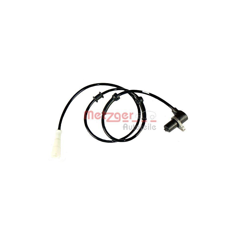 Sensor, Raddrehzahl METZGER 0900447 für FIAT IKA, Vorderachse