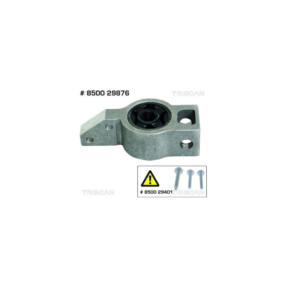 Lagerung, Lenker TRISCAN 8500 29876 f&uuml;r AUDI SEAT SKODA VW, Vorderachse, hinten