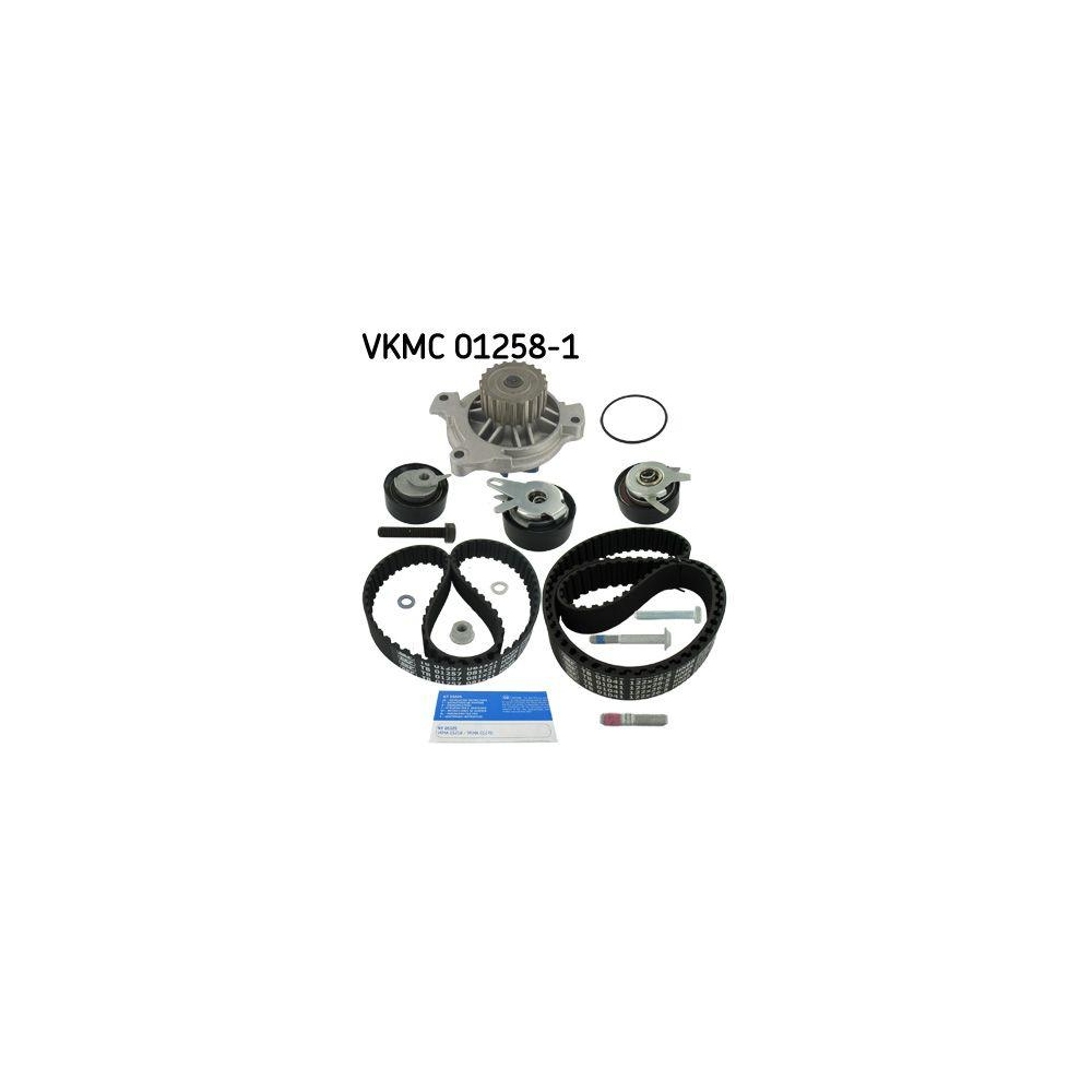 Wasserpumpe + Zahnriemensatz SKF VKMC 01258-1 f&uuml;r AUDI SEAT SKODA VOLVO VW