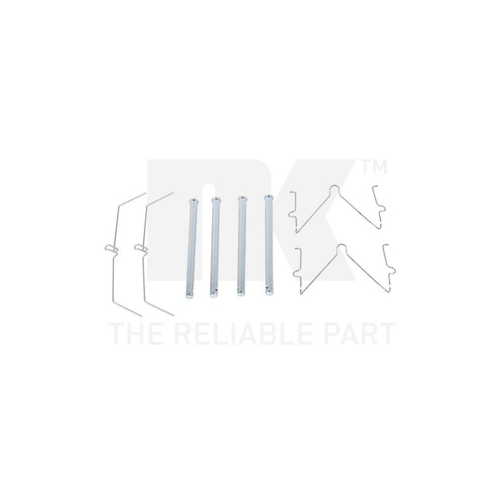 Zubehörsatz, Scheibenbremsbelag NK 7945050 für TOYOTA, Vorderachse