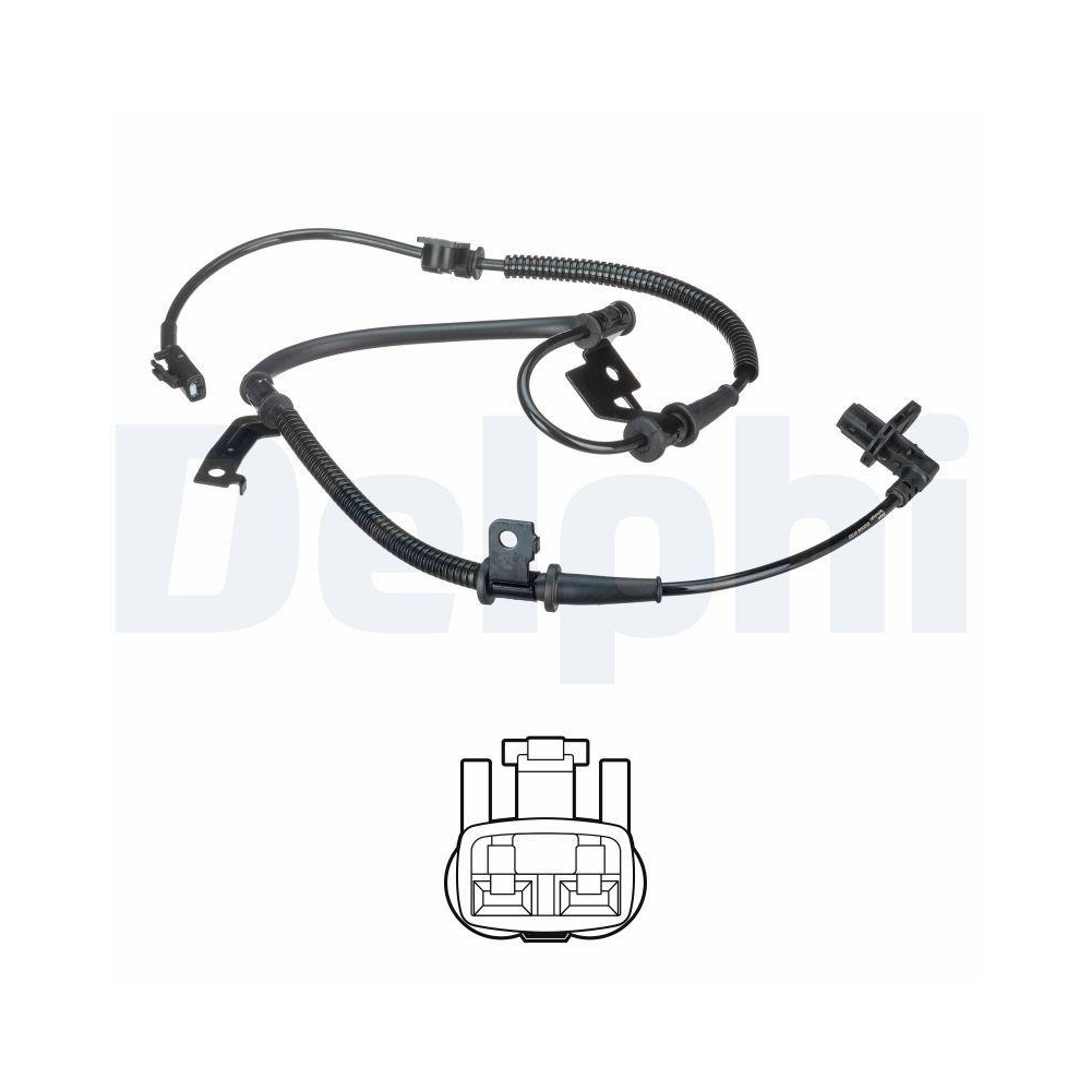 DELPHI SS20536 Sensor, Raddrehzahl f&uuml;r KIA, Vorderachse rechts