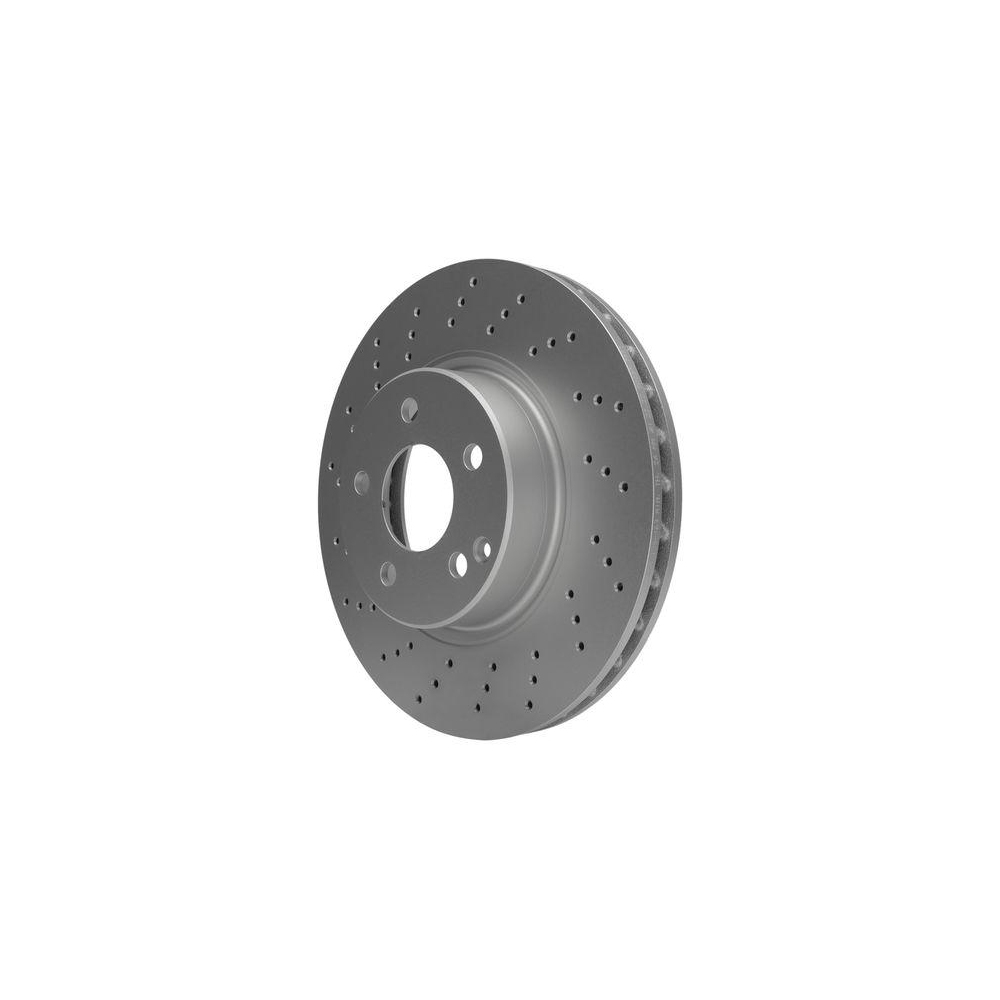 Bremsscheibe ATE 24.0128-0163.1 für MERCEDES-BENZ, Vorderachse