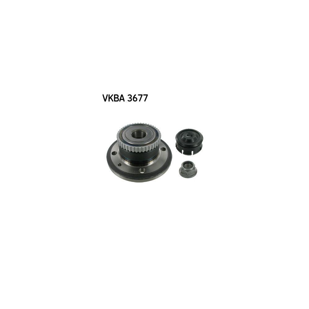 Radlagersatz SKF VKBA 3677 f&uuml;r NISSAN RENAULT, Hinterachse