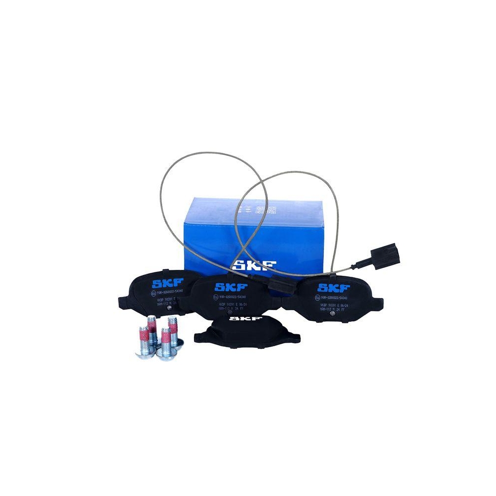 Bremsbelagsatz, Scheibenbremse SKF VKBP 90391 E f&uuml;r FIAT ABARTH, Hinterachse