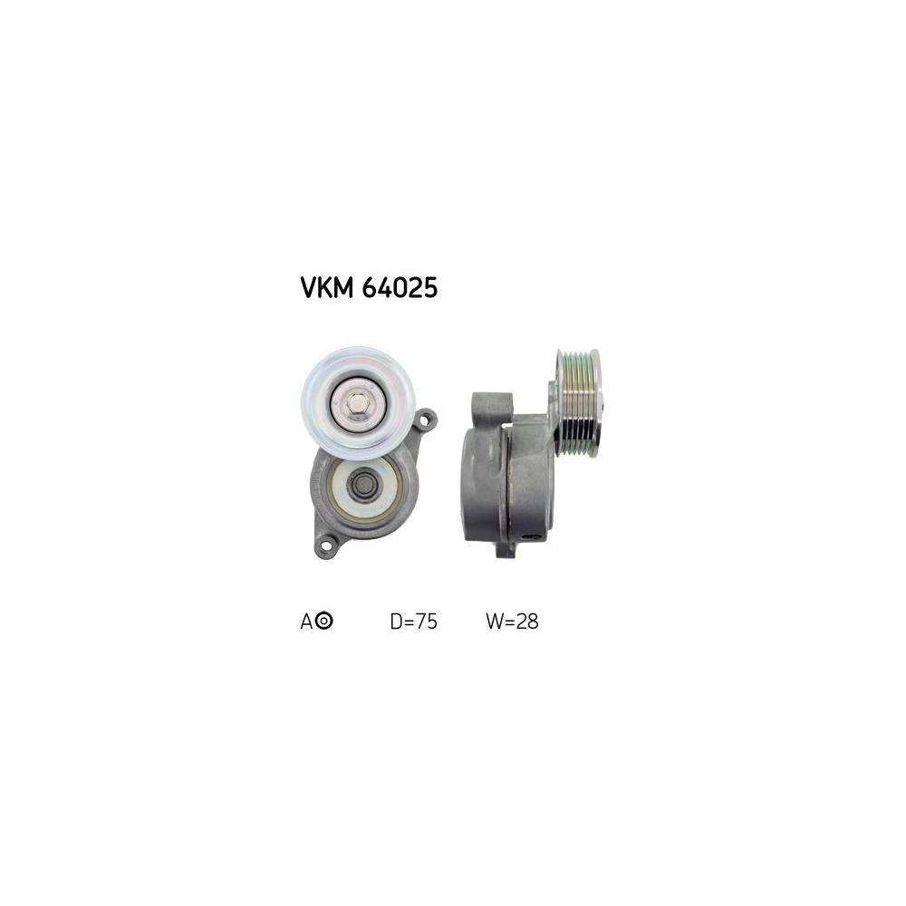 Riemenspanner, Keilrippenriemen SKF VKM 64025 f&uuml;r MAZDA