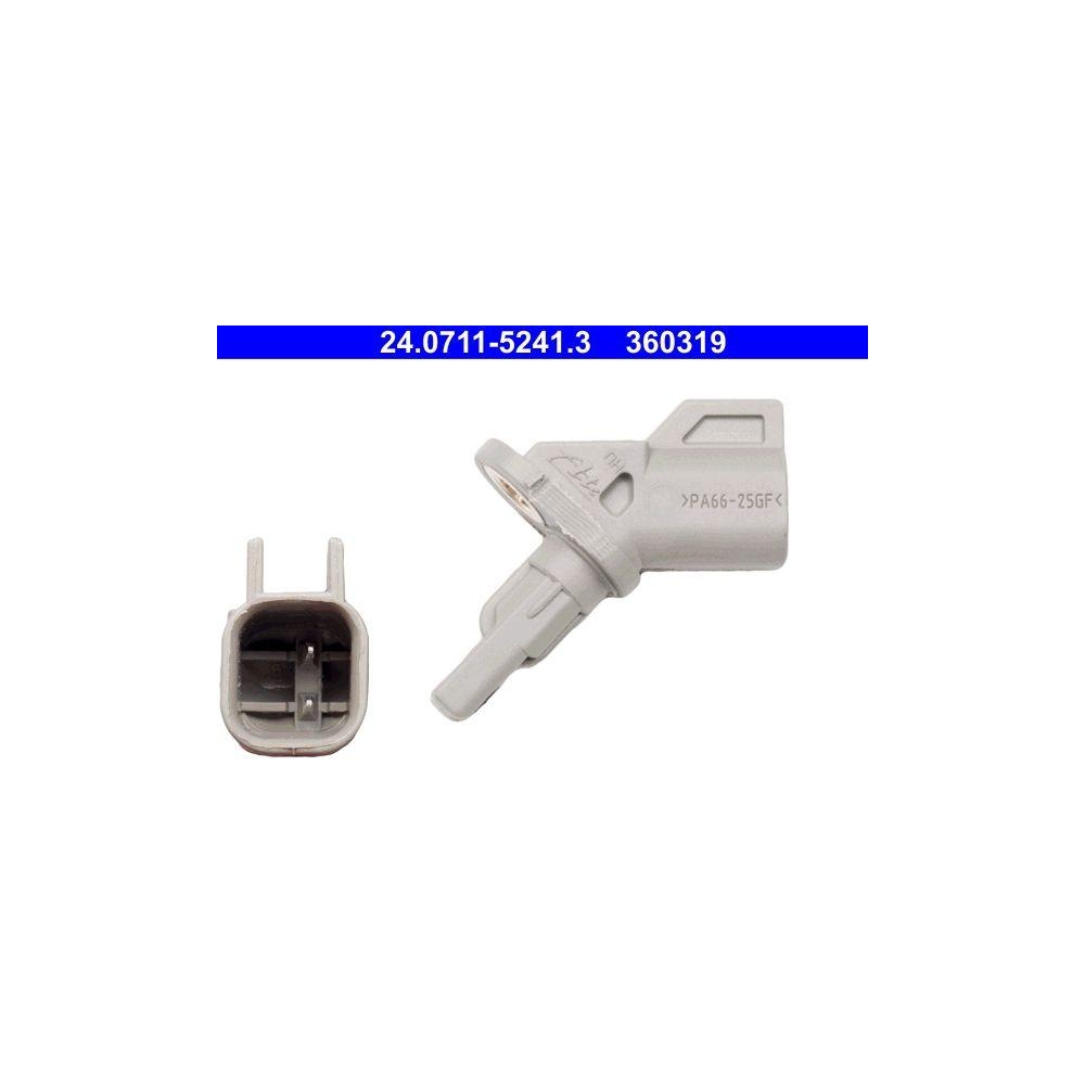Sensor, Raddrehzahl ATE 24.0711-5241.3 f&uuml;r VOLVO, Vorderachse, Vorderachse links