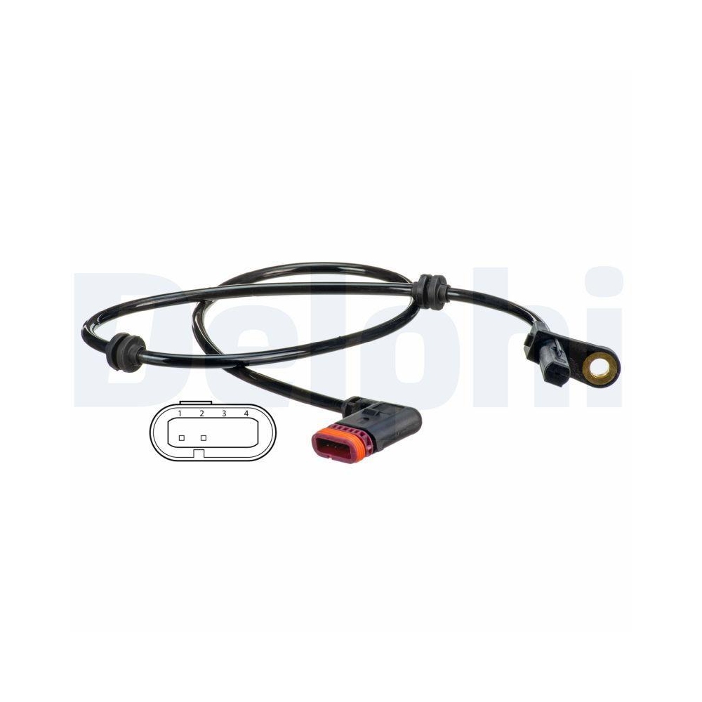 DELPHI SS20543 Sensor, Raddrehzahl f&uuml;r MERCEDES-BENZ, Hinterachse