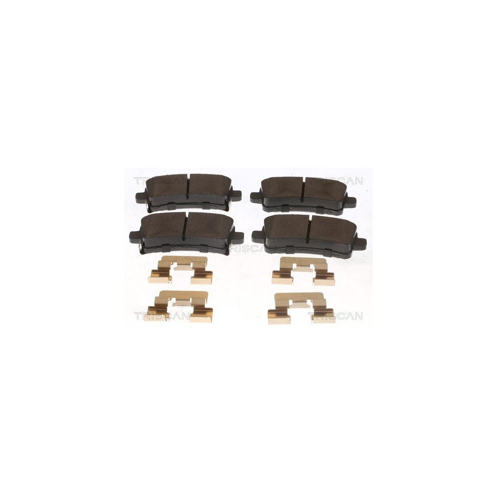 Bremsbelagsatz, Scheibenbremse TRISCAN 8110 24037 f&uuml;r OPEL SAAB VAUXHALL