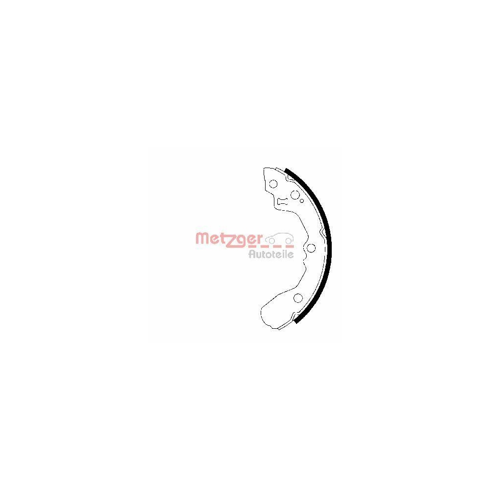 Bremsbackensatz METZGER MG 949 f&uuml;r KIA, Hinterachse