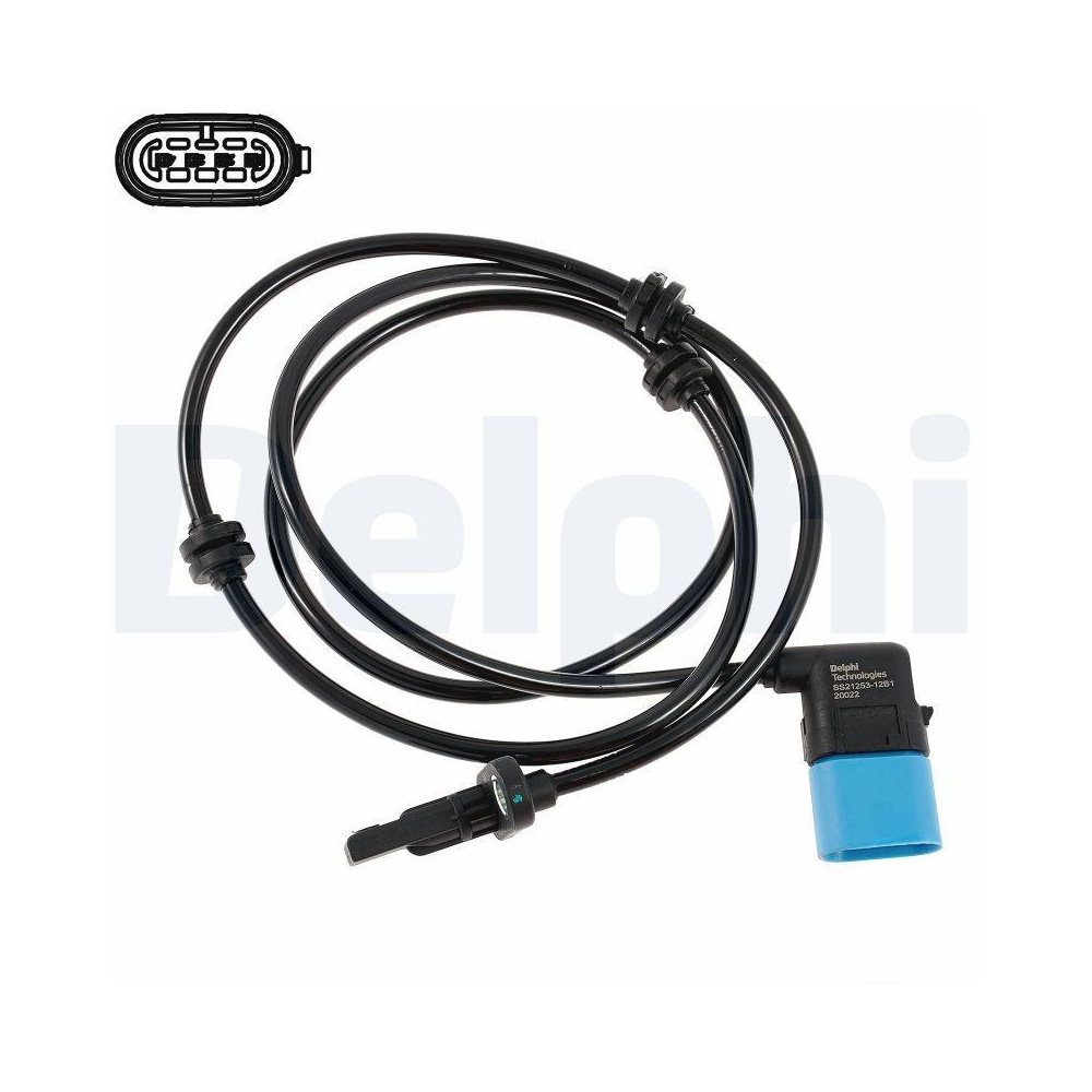 DELPHI SS21253-12B1 Sensor, Raddrehzahl f&uuml;r MERCEDES-BENZ, Hinterachse