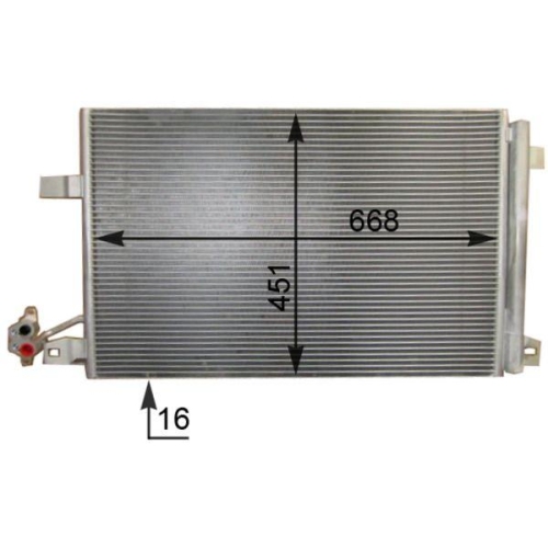 MAHLE AC 774 000S Kondensator, Klimaanlage BEHR f&uuml;r AUDI VW CUPRA
