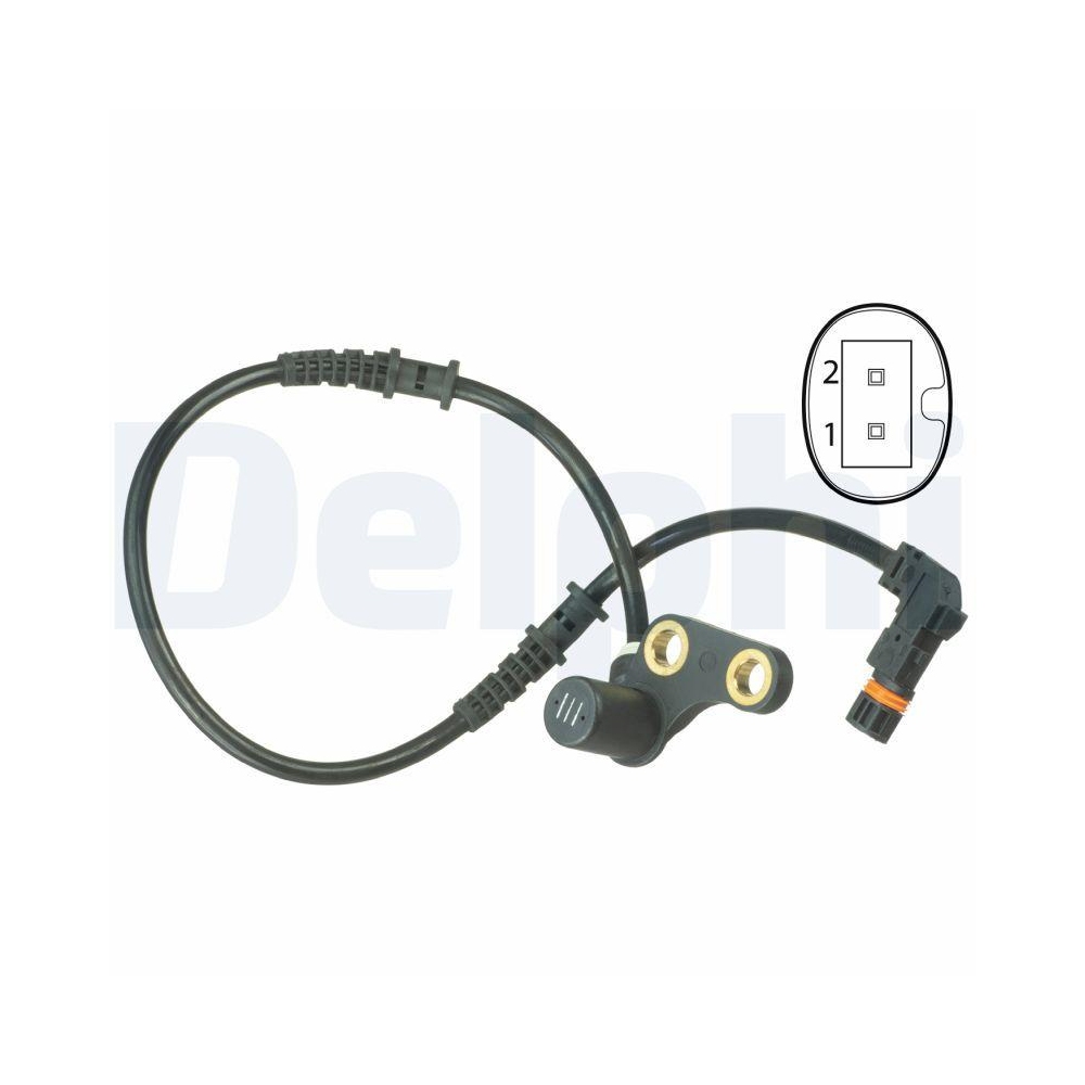 DELPHI SS20493 Sensor, Raddrehzahl f&uuml;r MERCEDES-BENZ, Vorderachse rechts
