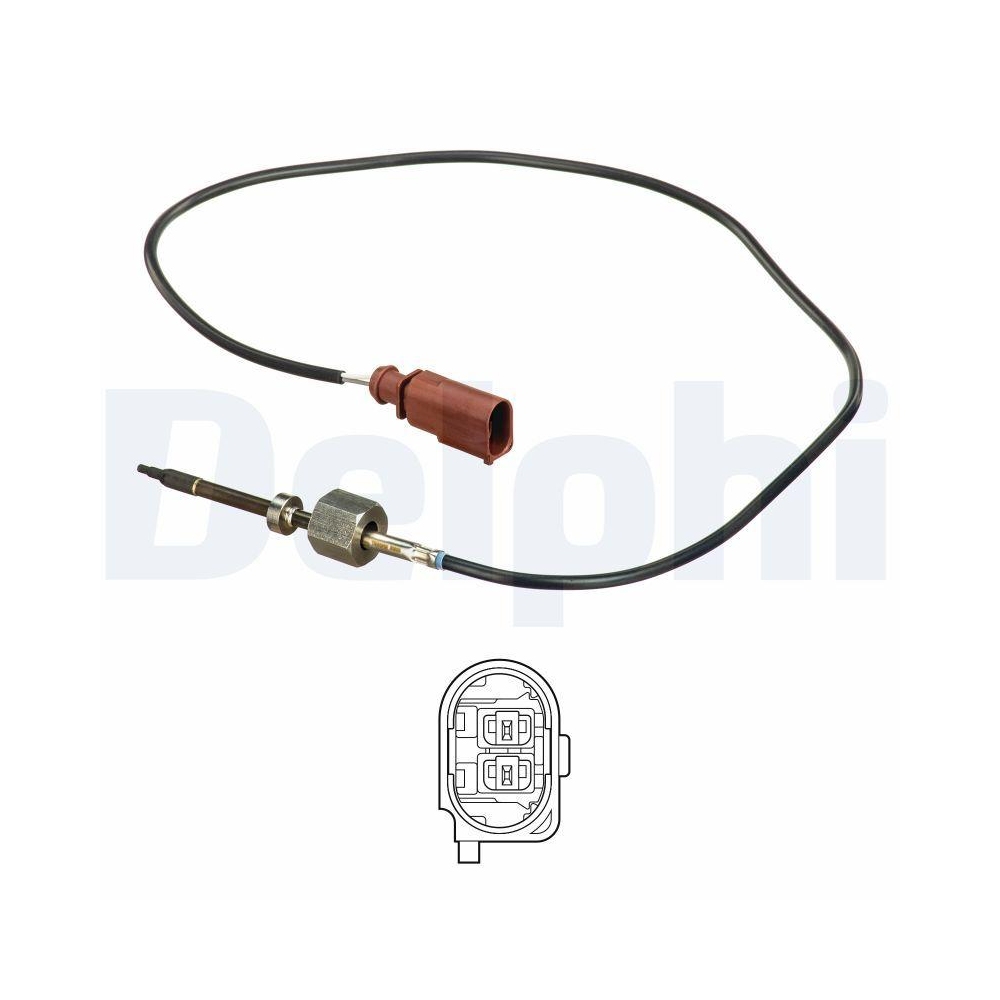 DELPHI TS30252 Sensor, Abgastemperatur f&uuml;r VW