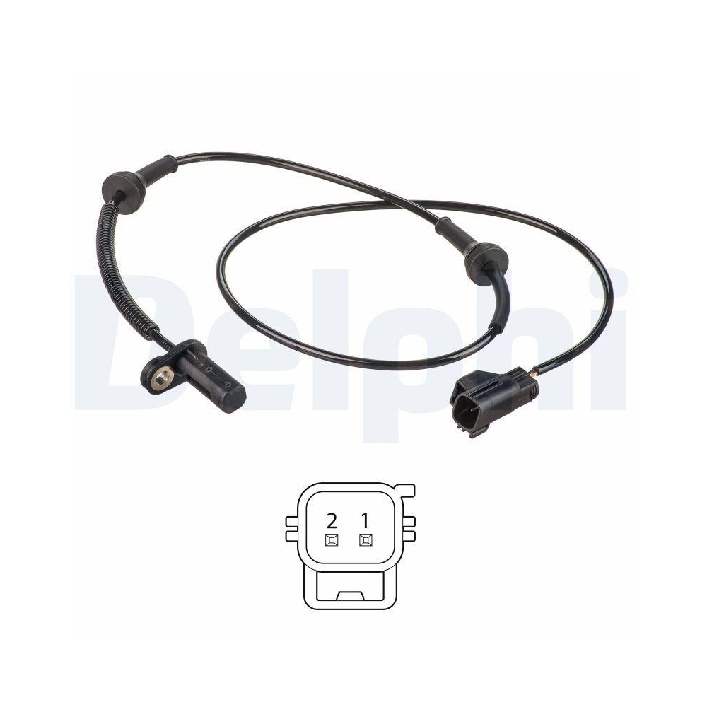 DELPHI SS20569 Sensor, Raddrehzahl f&uuml;r VOLVO, Vorderachse links