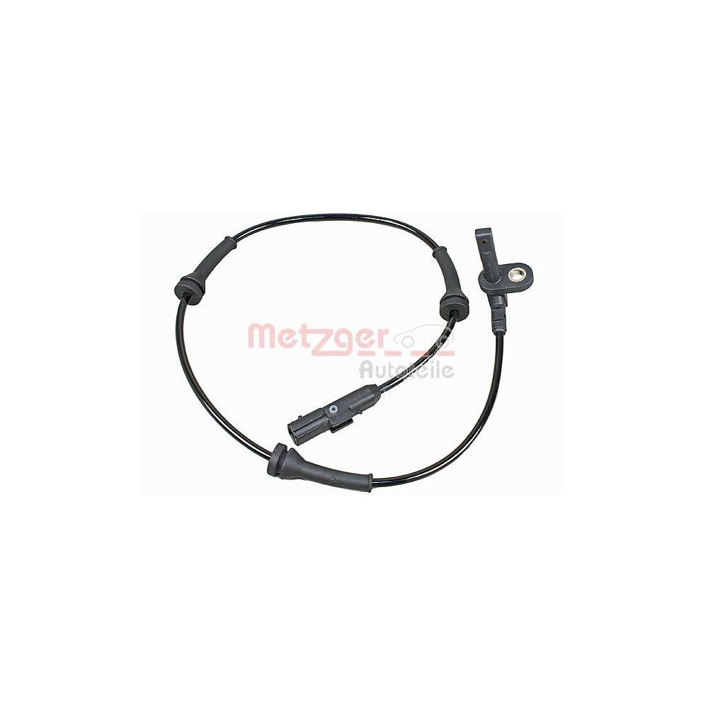 Sensor, Raddrehzahl METZGER 09001108 f&uuml;r RENAULT, Vorderachse rechts
