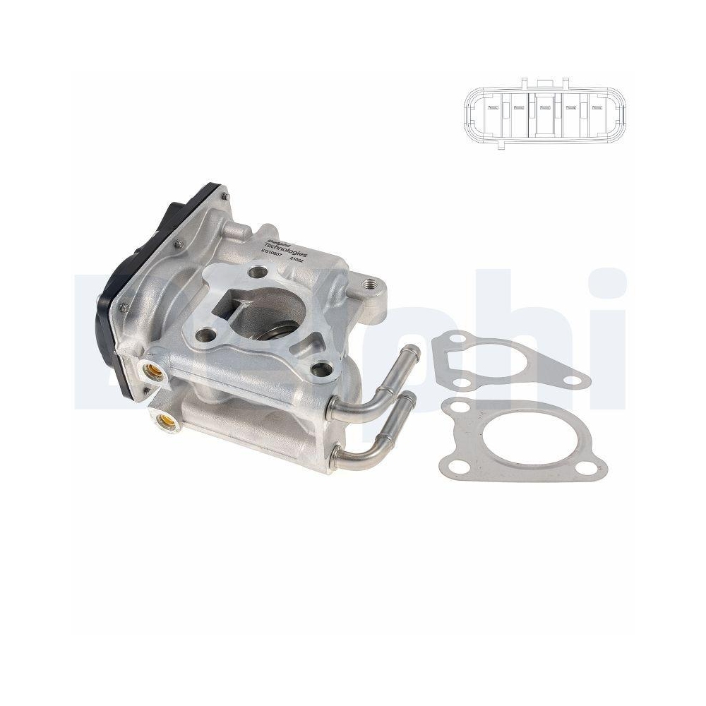 DELPHI EG10607-12B1 AGR-Ventil f&uuml;r TOYOTA, vorne