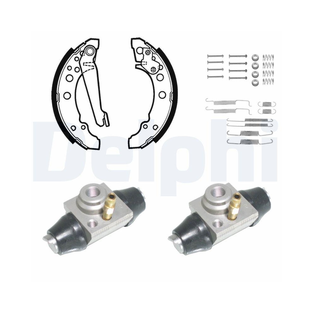 DELPHI KP1054 Bremsbackensatz f&uuml;r, Hinterachse