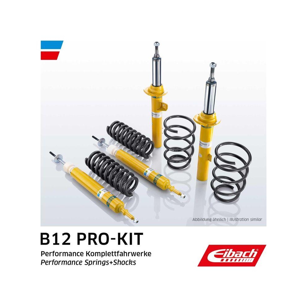Fahrwerkssatz, Federn/Dämpfer EIBACH E90-15-011-04-22 EIBACH B12 Pro-Kit für