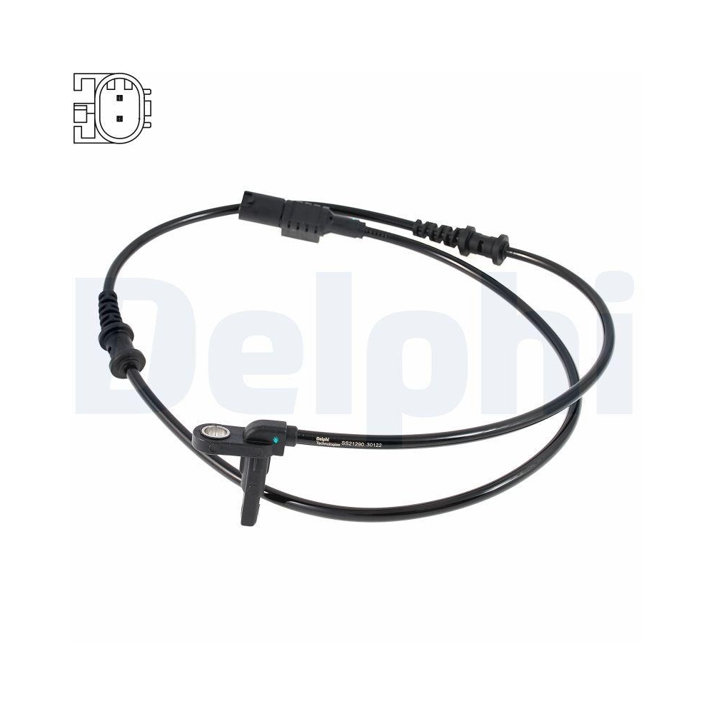 DELPHI SS21290-12B1 Sensor, Raddrehzahl f&uuml;r MERCEDES-BENZ, Vorderachse