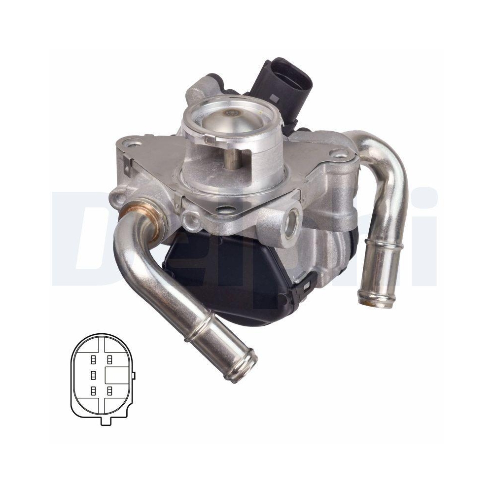 DELPHI EG10608-12B1 AGR-Ventil f&uuml;r AUDI SEAT SKODA VW HITACHI