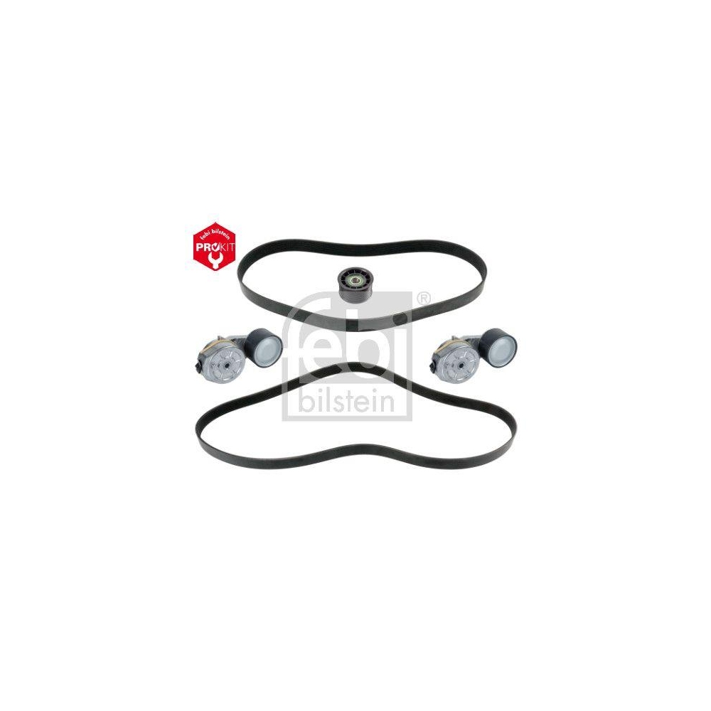 Keilrippenriemensatz FEBI BILSTEIN 40184 ProKit für RENAULT TRUCKS