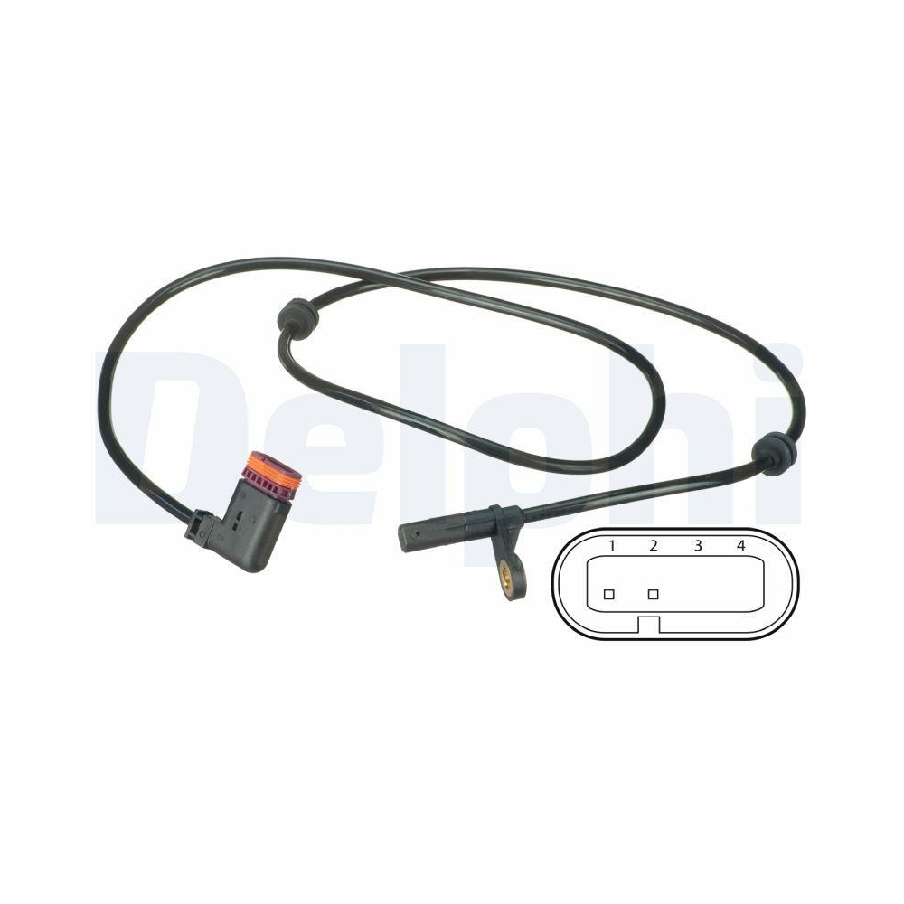 DELPHI SS20499 Sensor, Raddrehzahl f&uuml;r MERCEDES-BENZ, Hinterachse