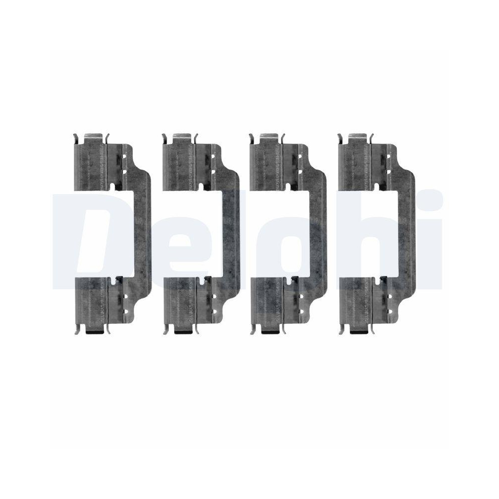 DELPHI LX0720 Zubeh&ouml;rsatz, Scheibenbremsbelag f&uuml;r MERCEDES-BENZ, Hinterachse