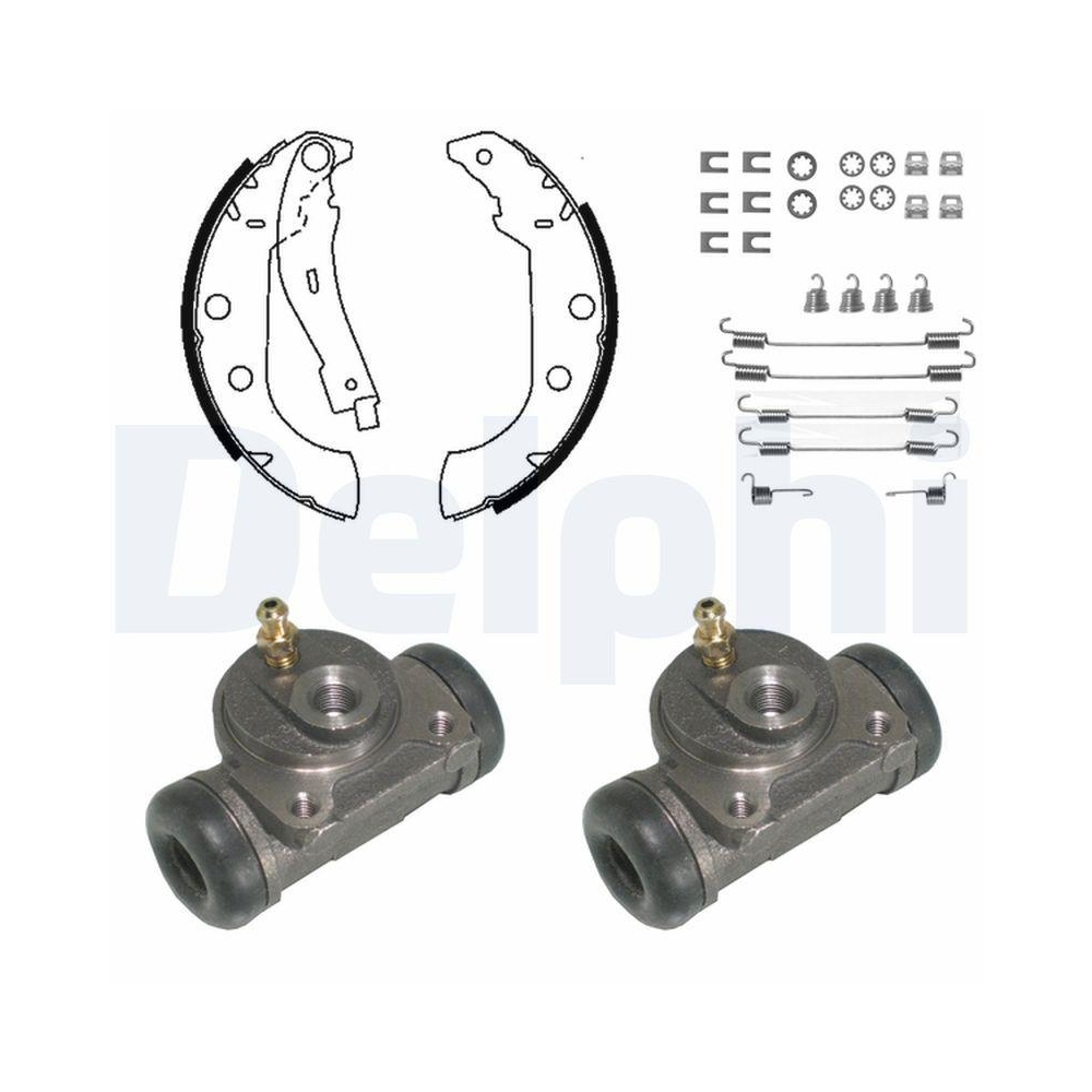DELPHI KP1058 Bremsbackensatz für, Hinterachse