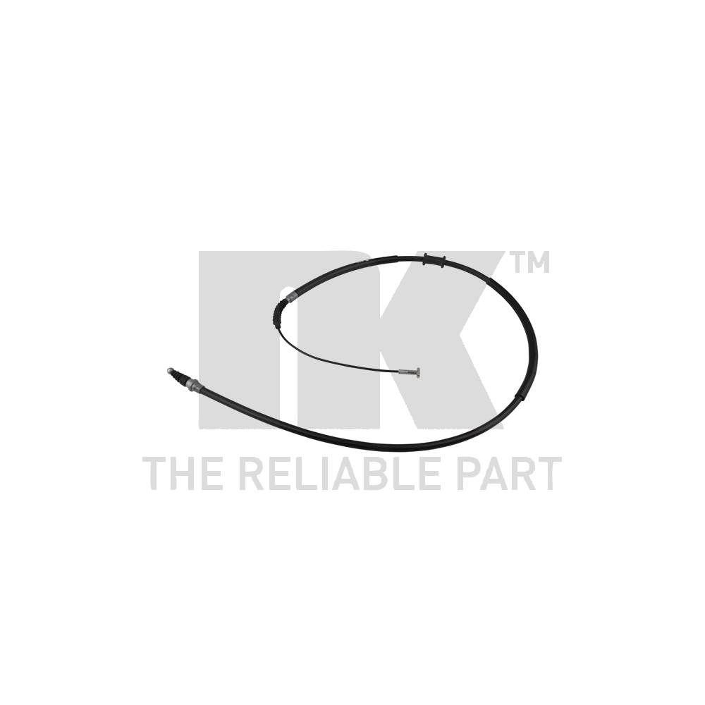 Seilzug, Feststellbremse NK 902374 für FIAT LANCIA, hinten, hinten links, links