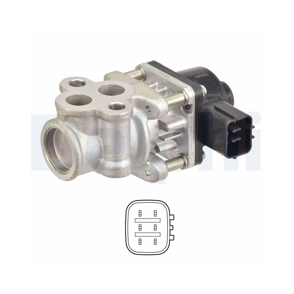 DELPHI EG10611-12B1 AGR-Ventil f&uuml;r MAZDA OPEL SUZUKI VAUXHALL