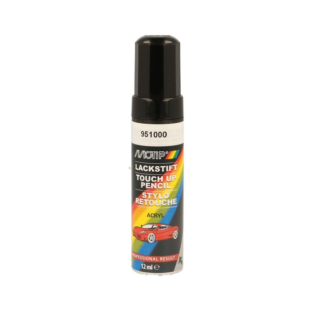 Fahrzeug-Kombinationslack MOTIP 951000 KOMPAKT AUTOLACK schwarz metallic 12 ml