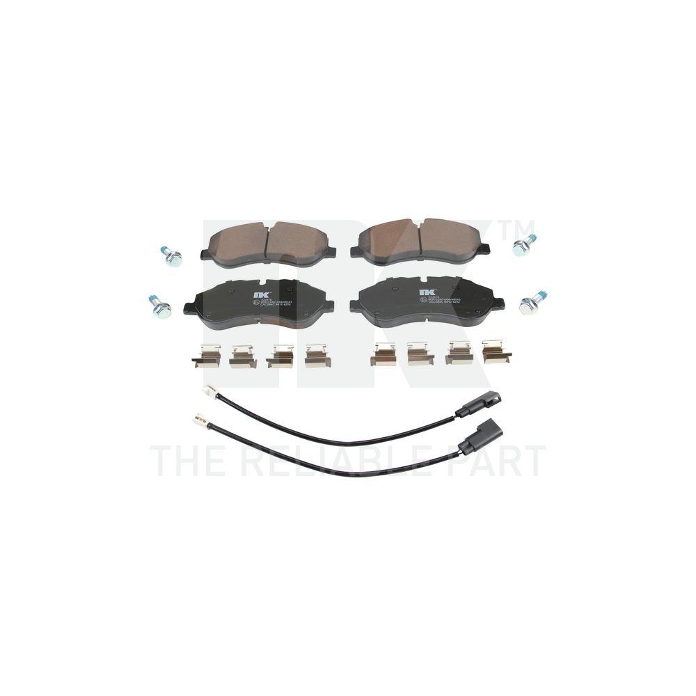 Bremsbelagsatz, Scheibenbremse NK 222576 f&uuml;r FORD, Vorderachse