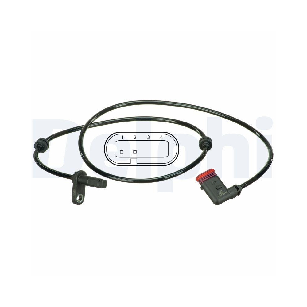DELPHI SS20501 Sensor, Raddrehzahl f&uuml;r MERCEDES-BENZ, Hinterachse