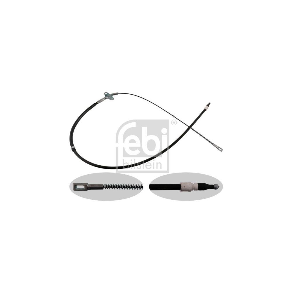 FEBI BILSTEIN Seilzug, Feststellbremse 10594 f&uuml;r MERCEDES-BENZ, hinten rechts
