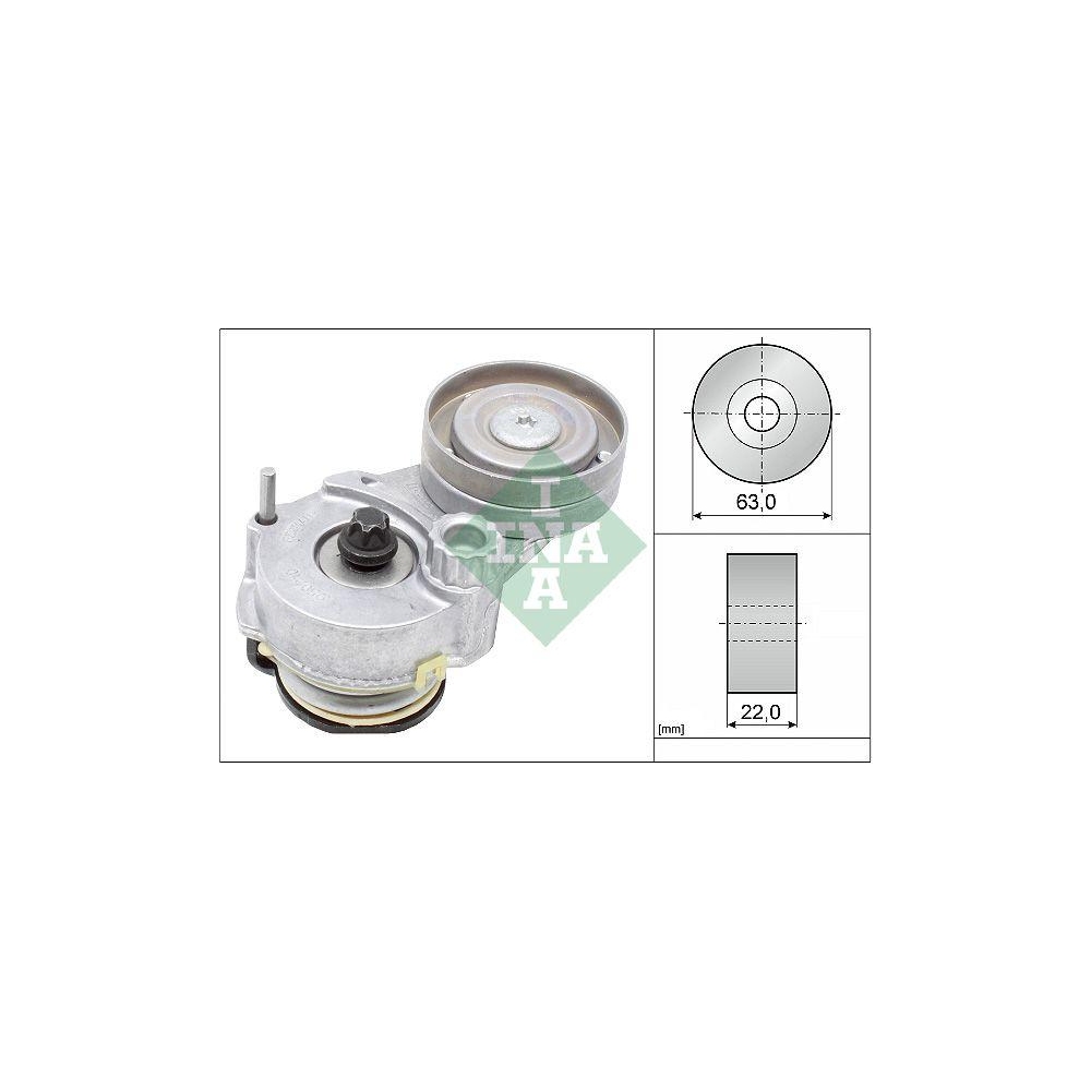 Riemenspanner, Keilrippenriemen Schaeffler INA 534 0147 10 für FIAT OPEL BUICK