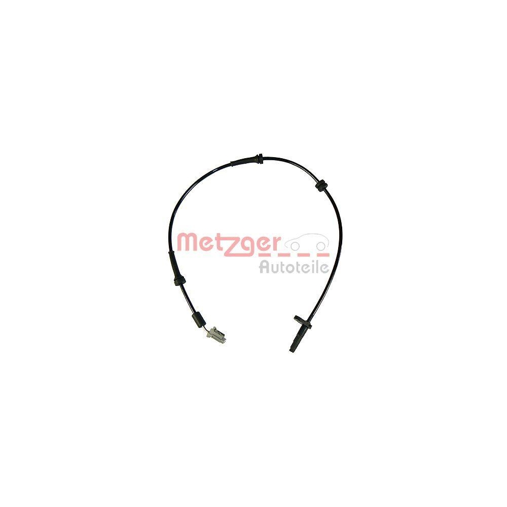 Sensor, Raddrehzahl METZGER 0900510 ORIGINAL ERSATZTEIL für NISSAN, Vorderachse