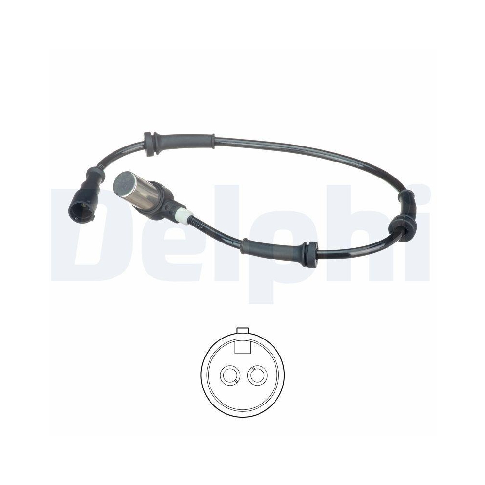 DELPHI SS20503 Sensor, Raddrehzahl für RENAULT, Vorderachse