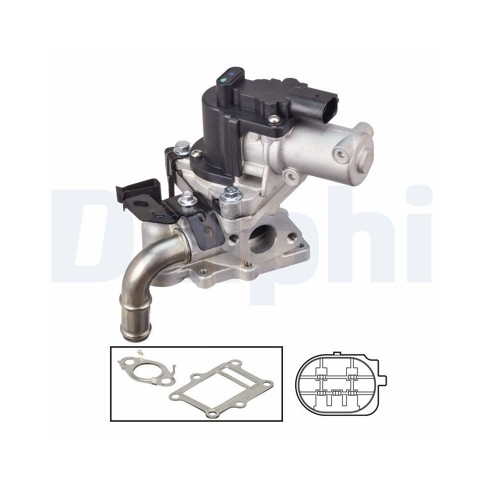 DELPHI EG10613-12B1 AGR-Ventil f&uuml;r HYUNDAI KIA
