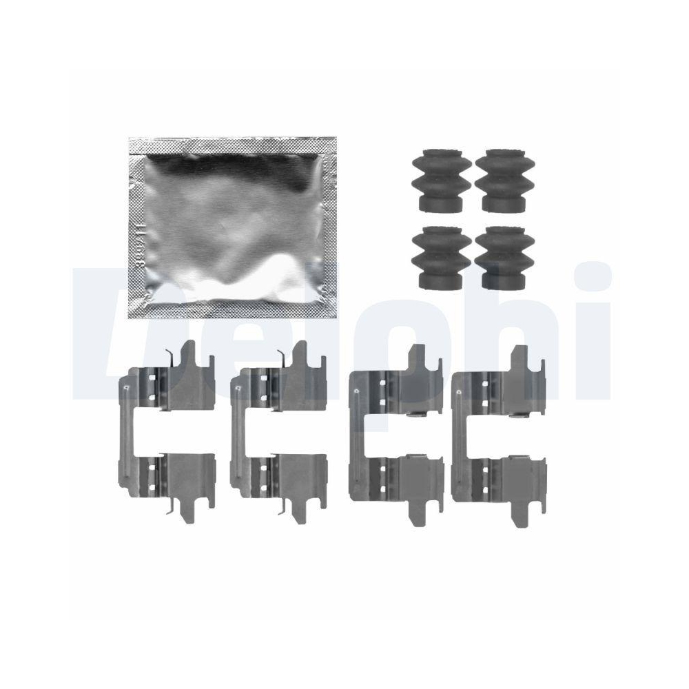 DELPHI LX0723 Zubeh&ouml;rsatz, Scheibenbremsbelag f&uuml;r, Hinterachse